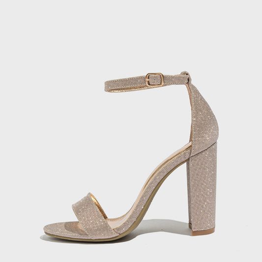 Chunky Heel Sandals Fashion European And American Style