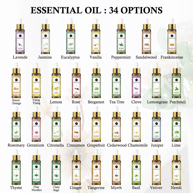 Aromatherapy Essential Oil 10ml Rose Lavender Single Essential Oil