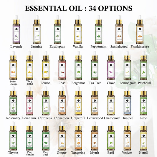 Aromatherapy Essential Oil 10ml Rose Lavender Single Essential Oil