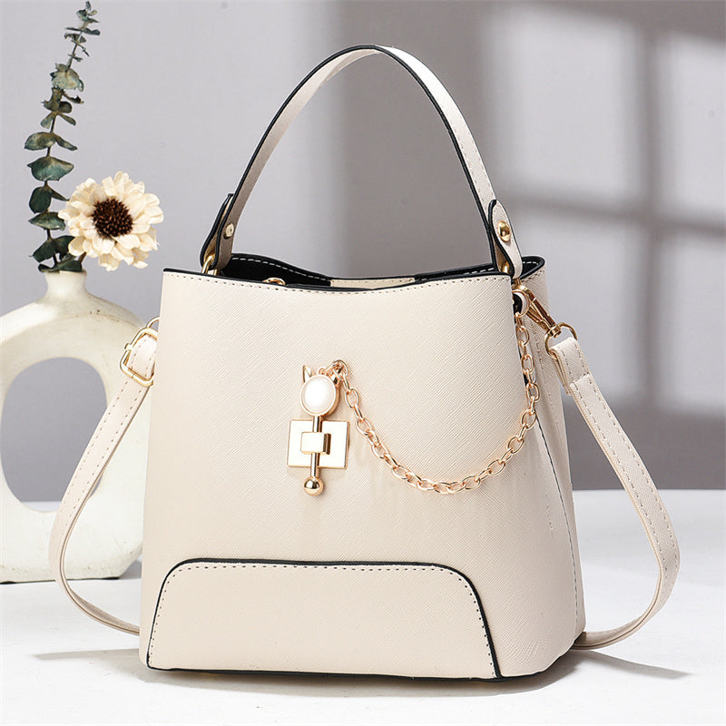 Classy Bucket Bag - Women Pu Leather