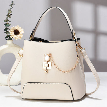 Classy Bucket Bag - Women Pu Leather