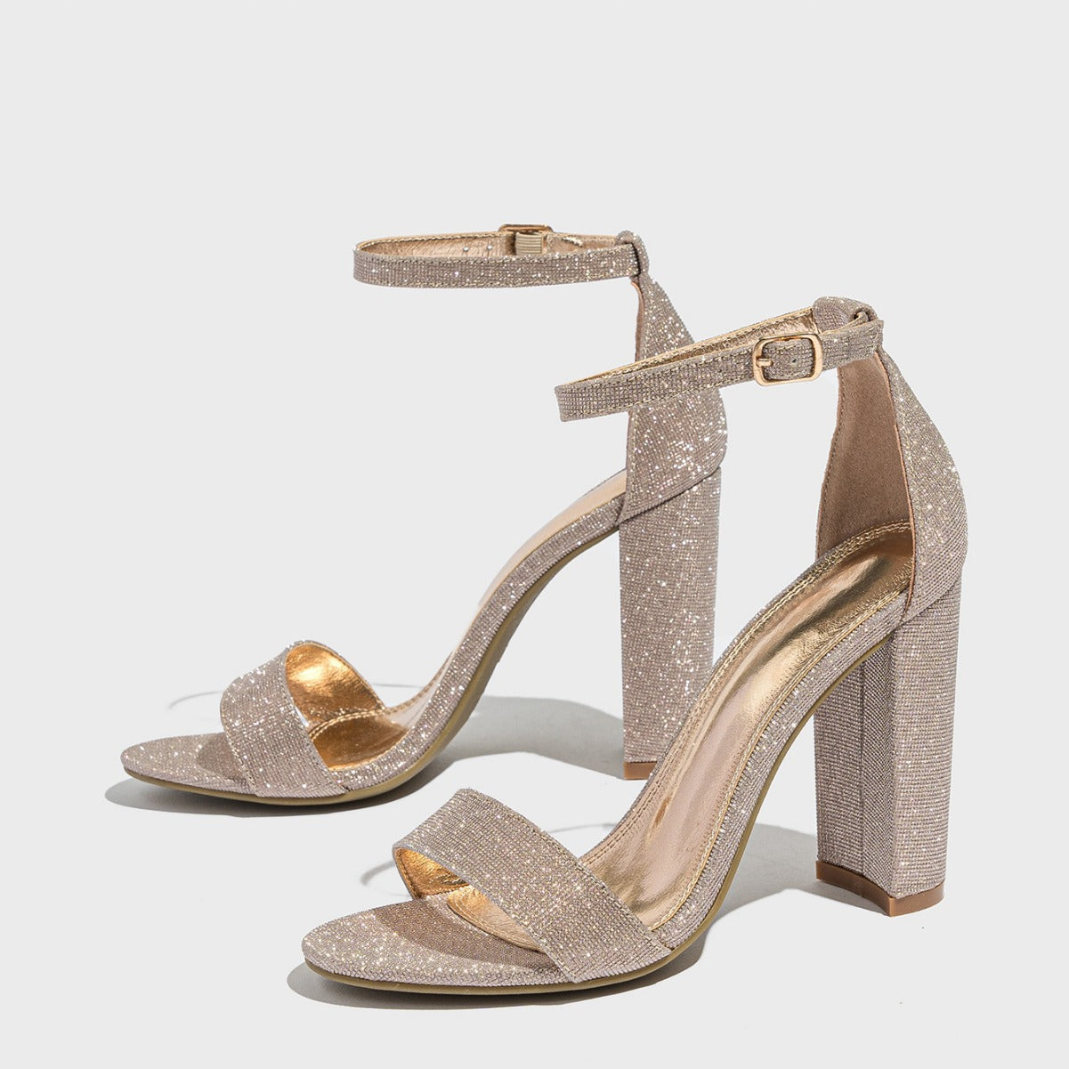 Chunky Heel Sandals Fashion European And American Style 