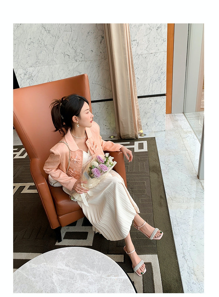 Elegant Mid Heel Open Toe Sandal Style